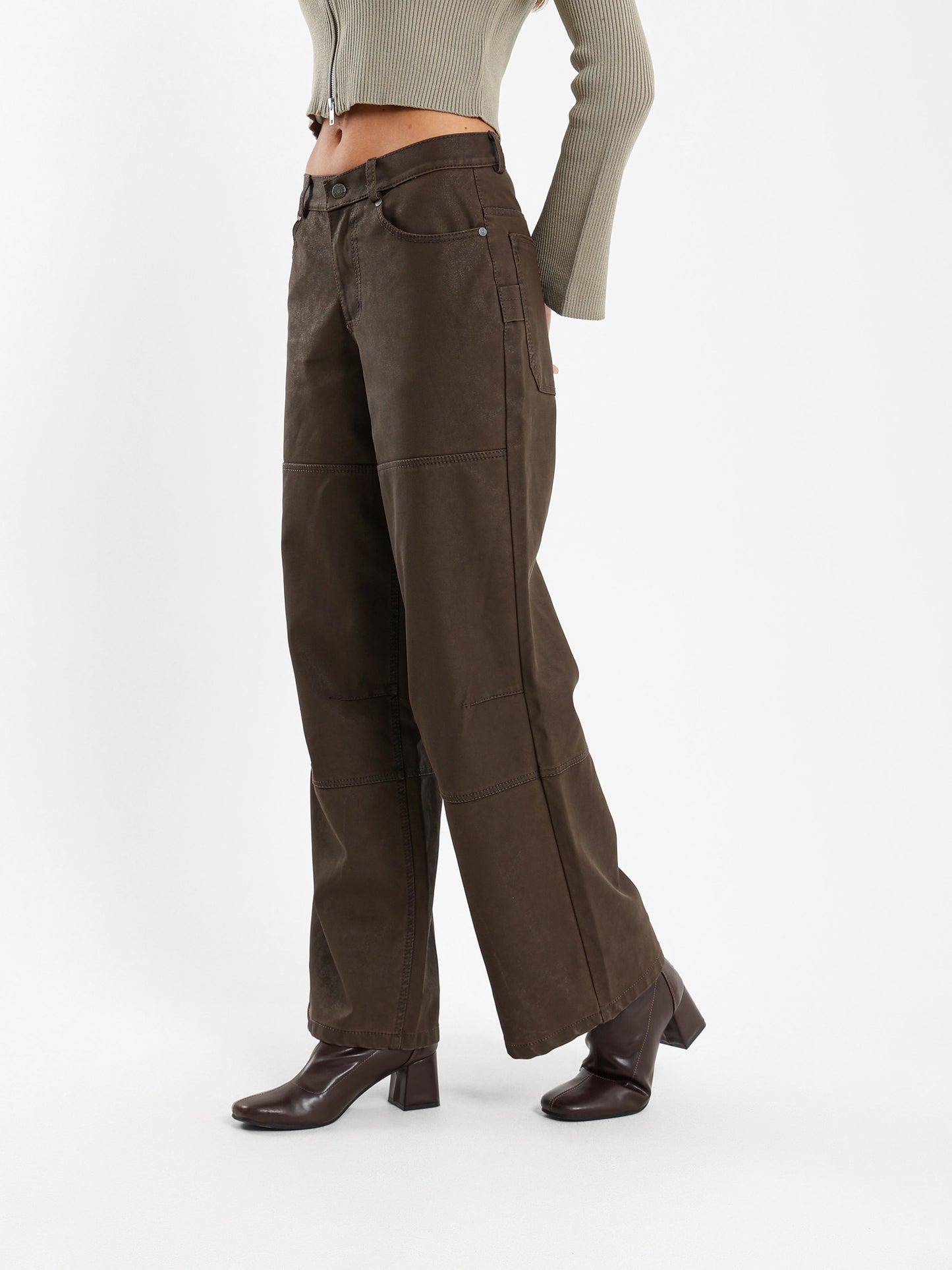 Low Rise Vintage Wash Oversized Baggy Jeans