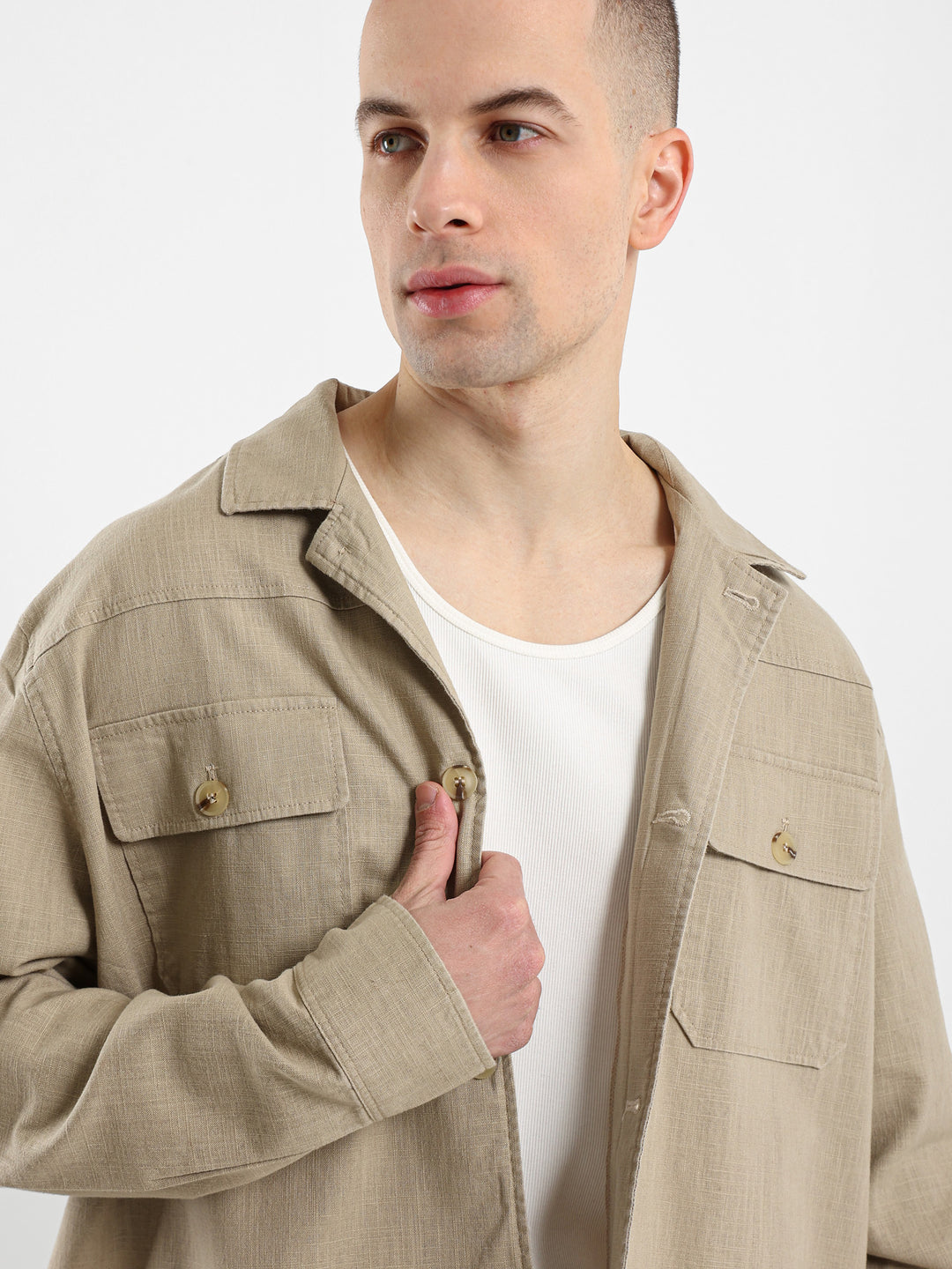 Linen Long Sleeve Shirt