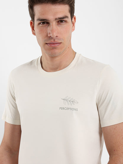 Perceptions Chest Print T-Shirt