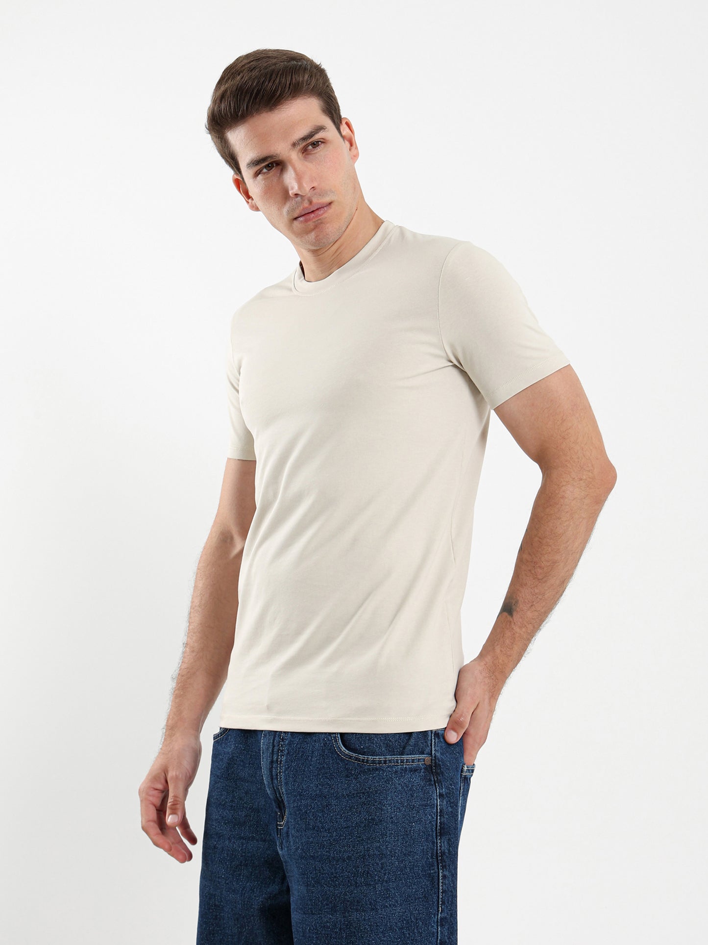Basic Muscle Fit T-Shirt