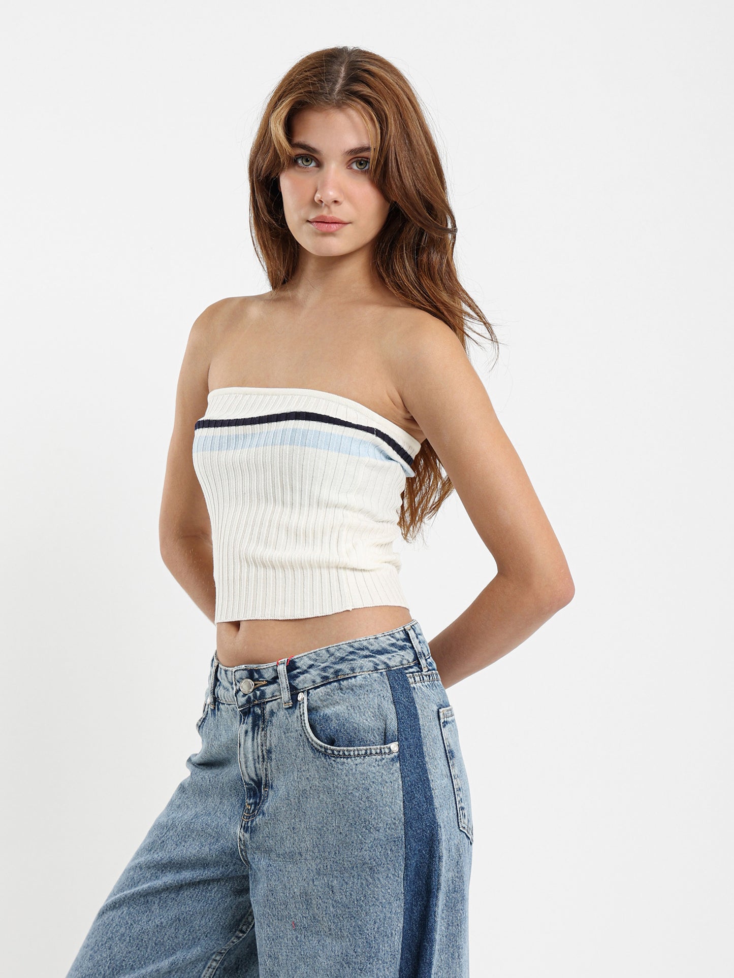 Striped Tube Top