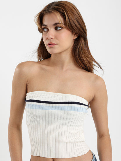 Striped Tube Top