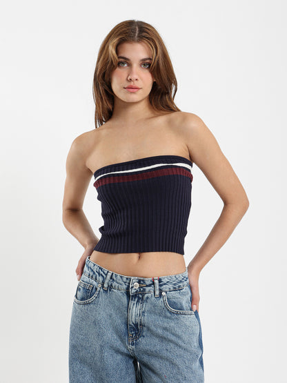 Striped Tube Top