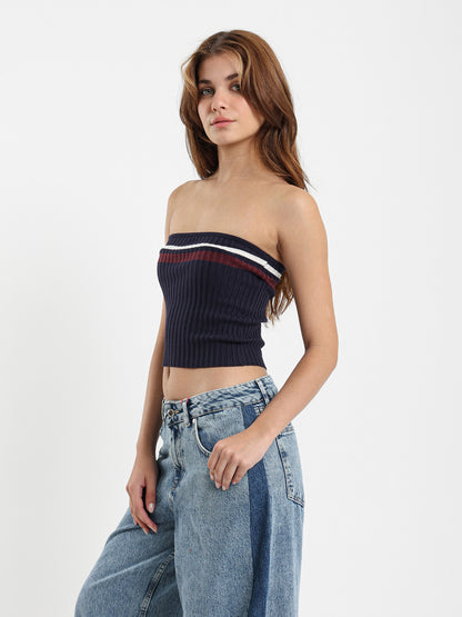 Striped Tube Top