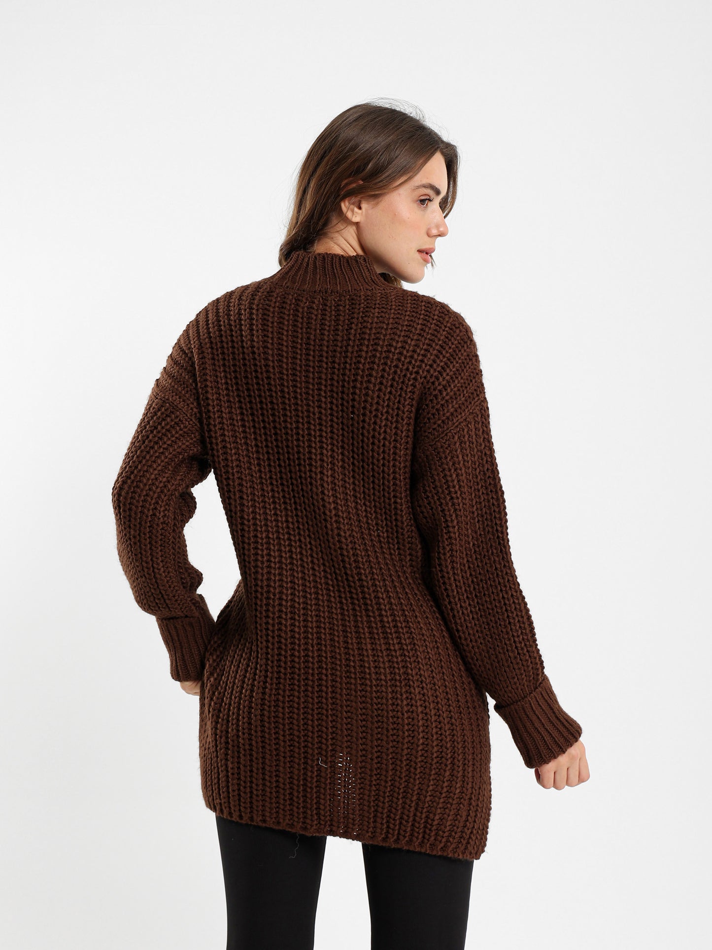 High Low Ribbed Pullover