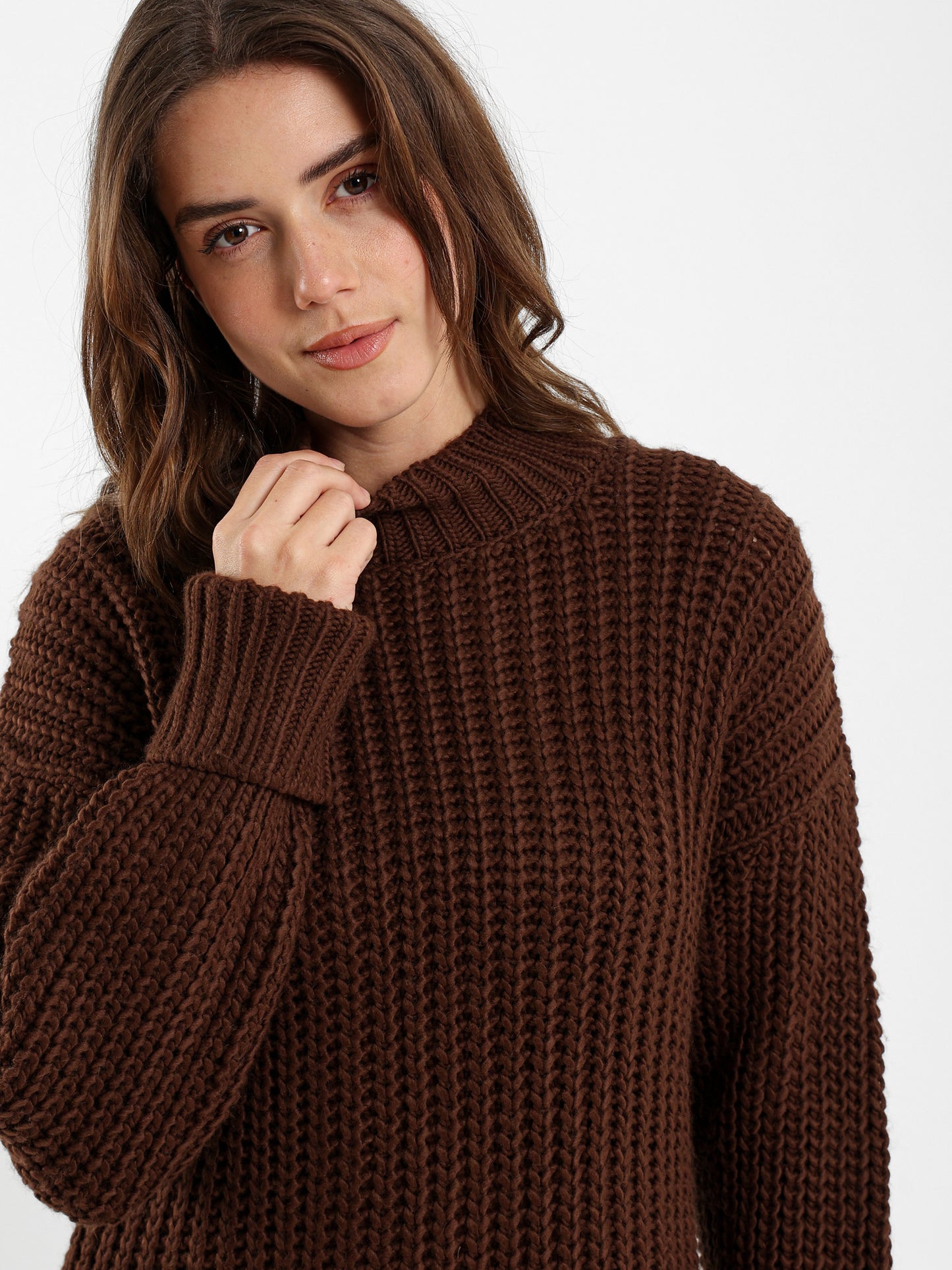 High Low Ribbed Pullover