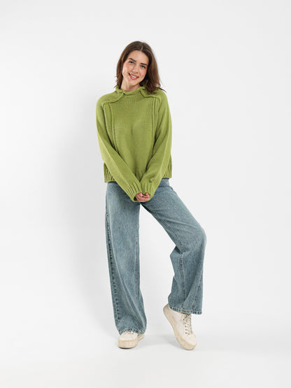 Mock Neck Pullover
