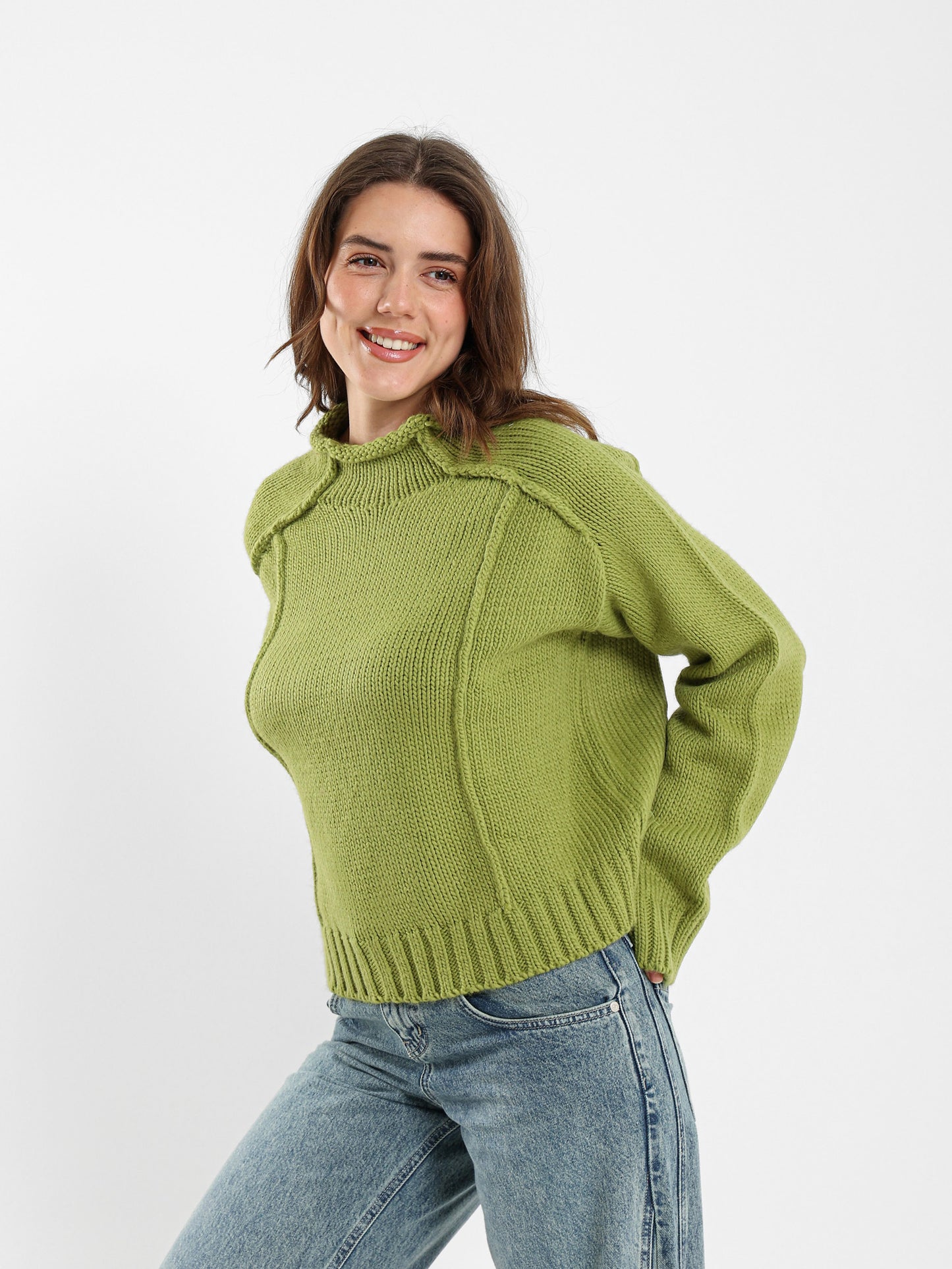 Mock Neck Pullover