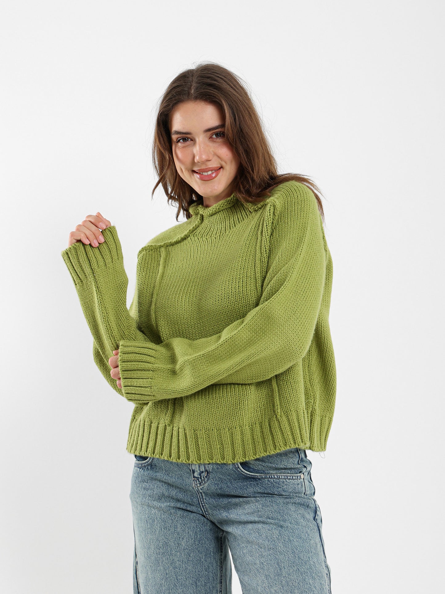 Mock Neck Pullover