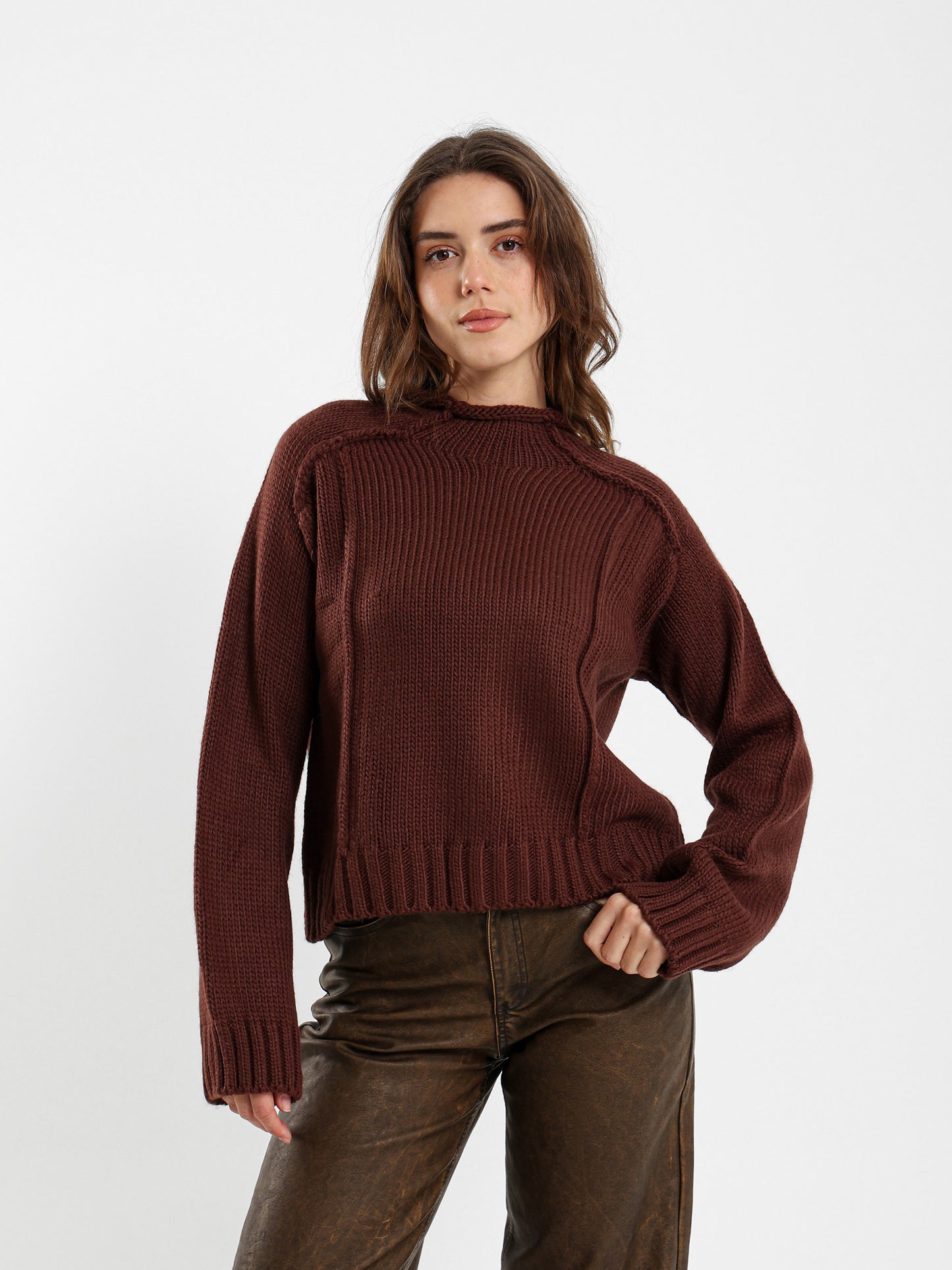 Mock Neck Pullover