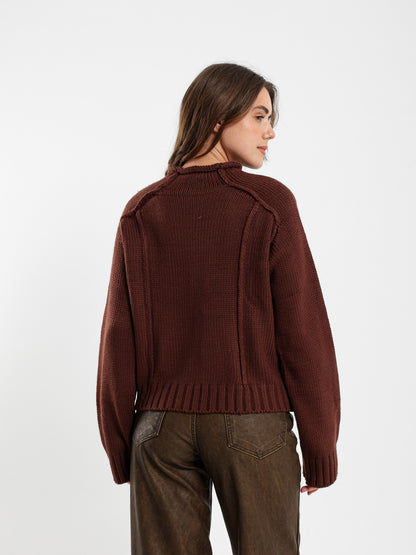 Mock Neck Pullover
