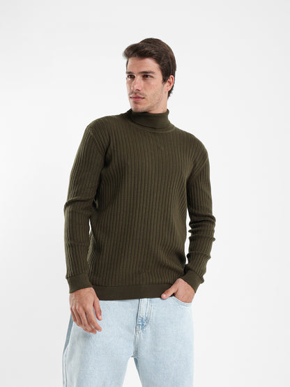 Basic Mock Neck Top with Unfinished Hem