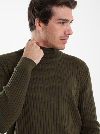 Basic Mock Neck Top with Unfinished Hem