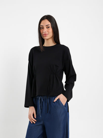 Oversized T-Shirt with Side Ties