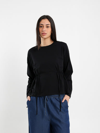 Oversized T-Shirt with Side Ties
