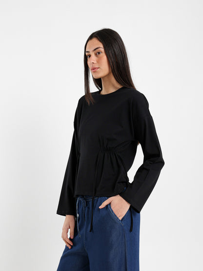 Oversized T-Shirt with Side Ties