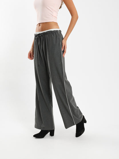 Boxer Style Trousers with Side Stripe Pants
