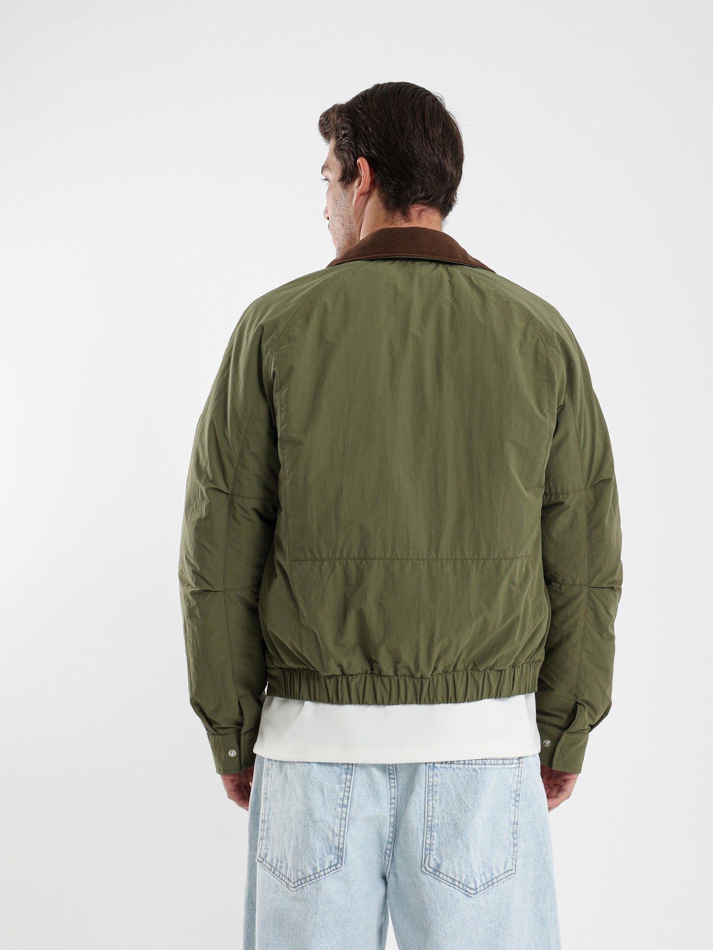 Corduroy Collar Bomber Jacket