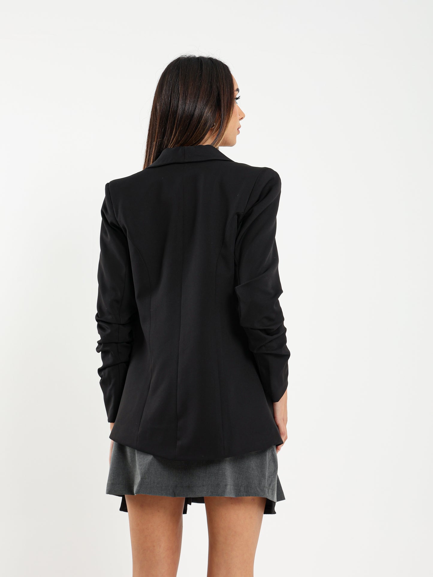 Lapel Collar Tailored Blazer Jacket