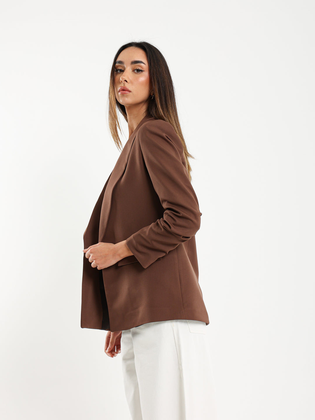 Lapel Collar Tailored Blazer Jacket
