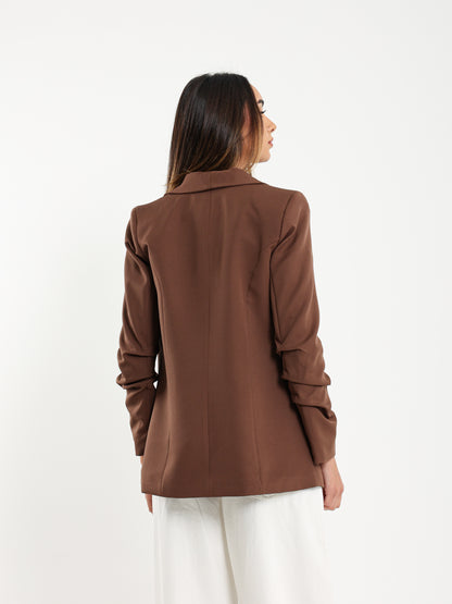 Lapel Collar Tailored Blazer Jacket