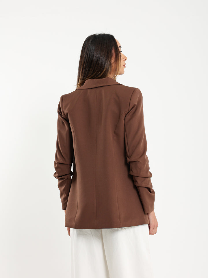 Lapel Collar Tailored Blazer Jacket