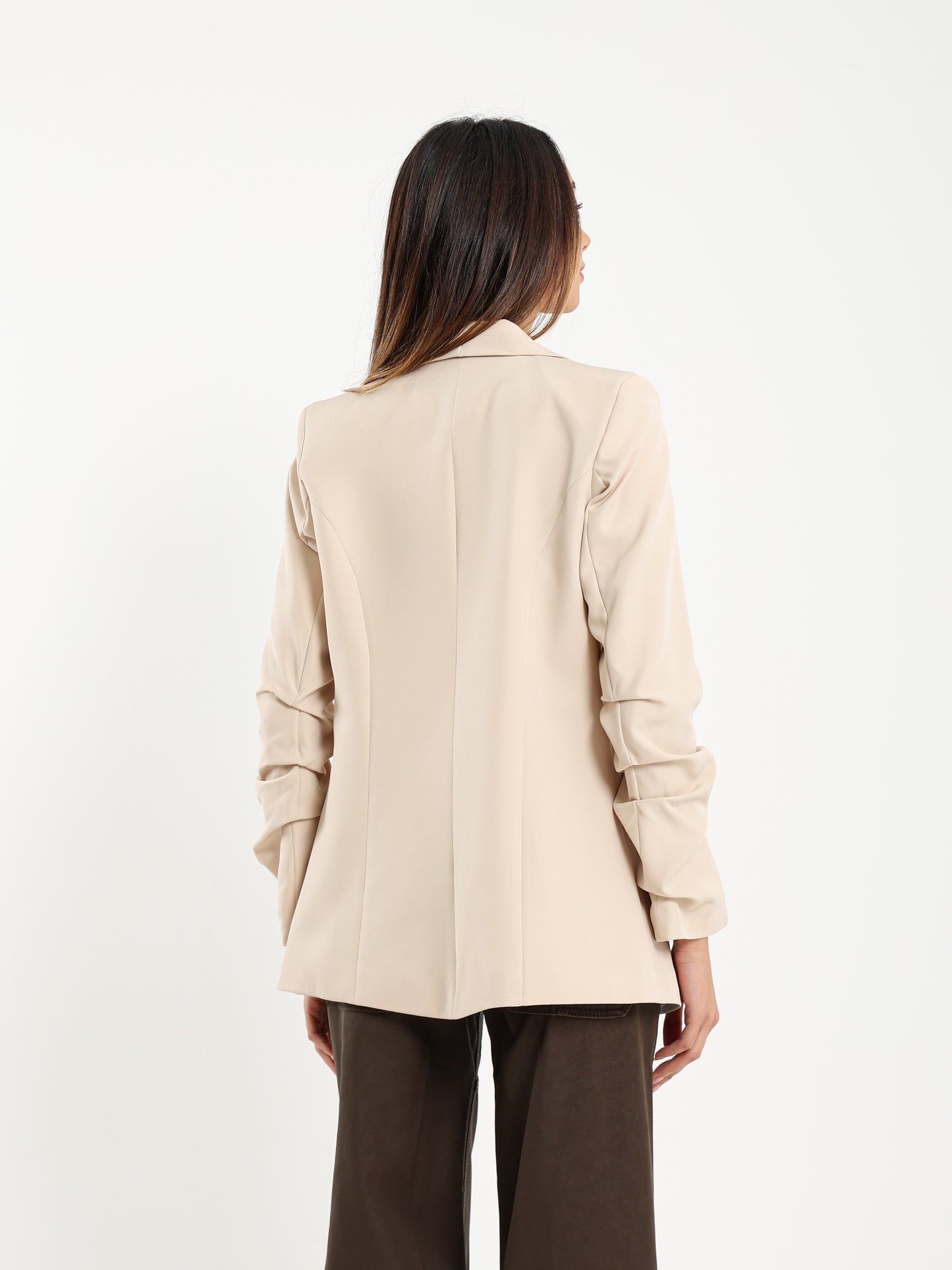 Lapel Collar Tailored Blazer Jacket