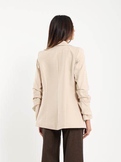 Lapel Collar Tailored Blazer Jacket