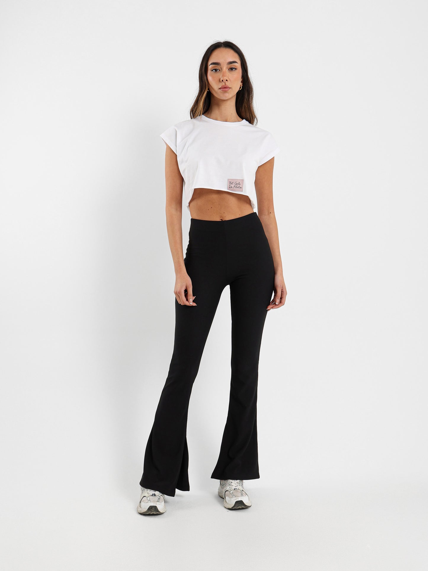 Slit Sides Flared Pants
