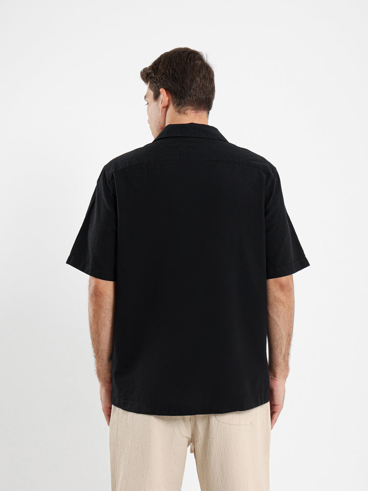 Basic Linen Camp Shirt