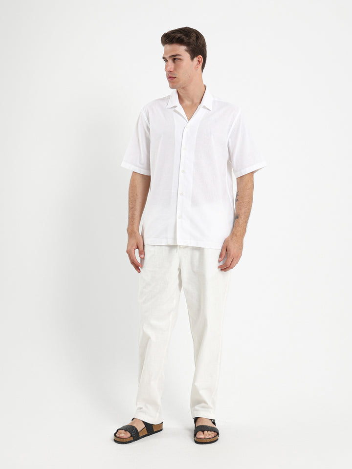 Basic Linen Camp Shirt