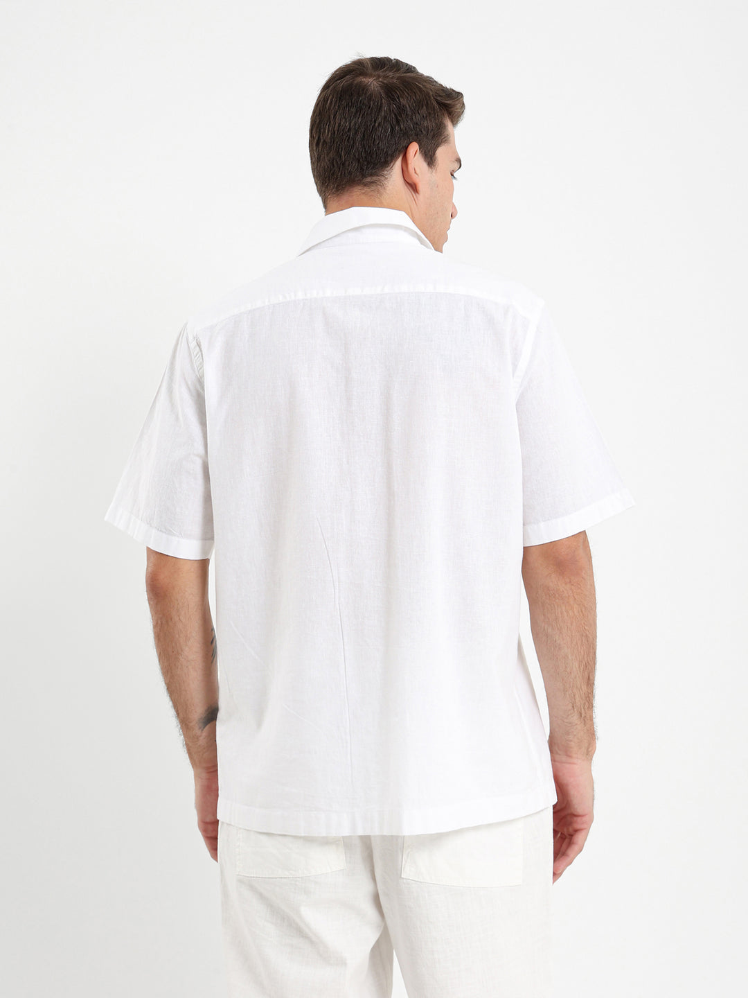 Basic Linen Camp Shirt