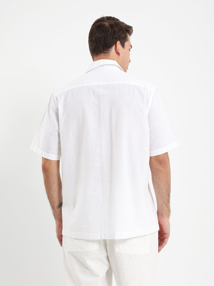 Basic Linen Camp Shirt
