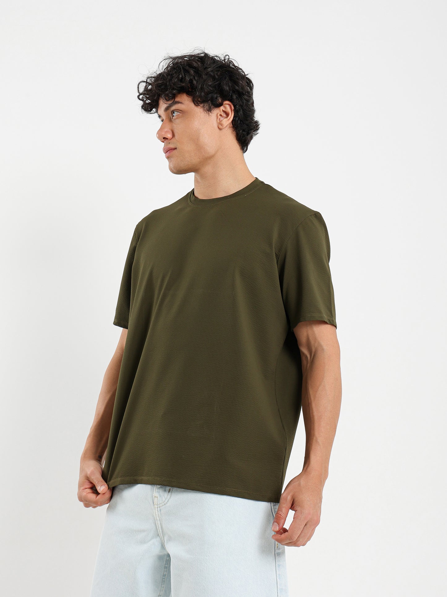 Relaxed Textured T-Shirt