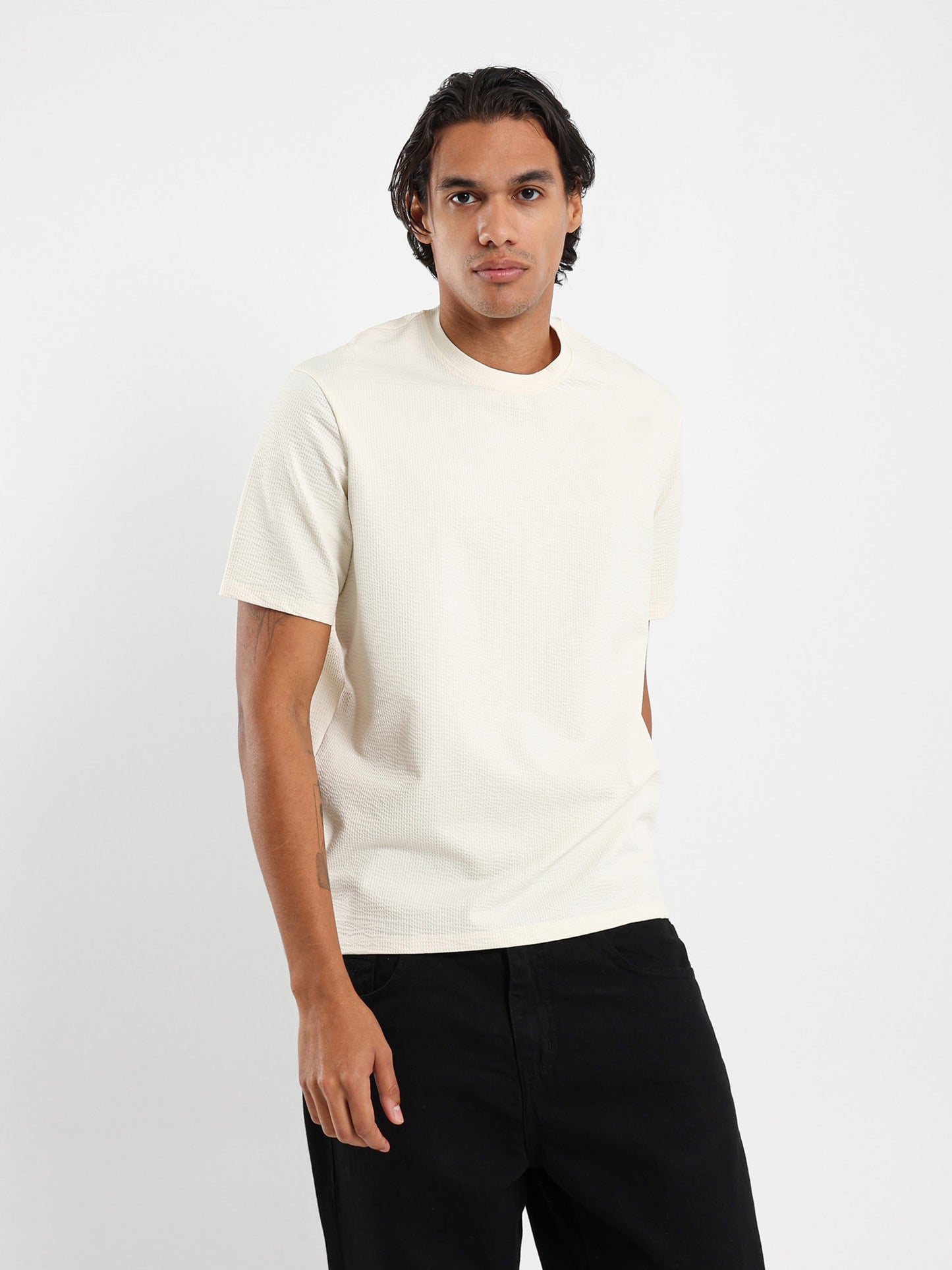 Relaxed Textured T-Shirt