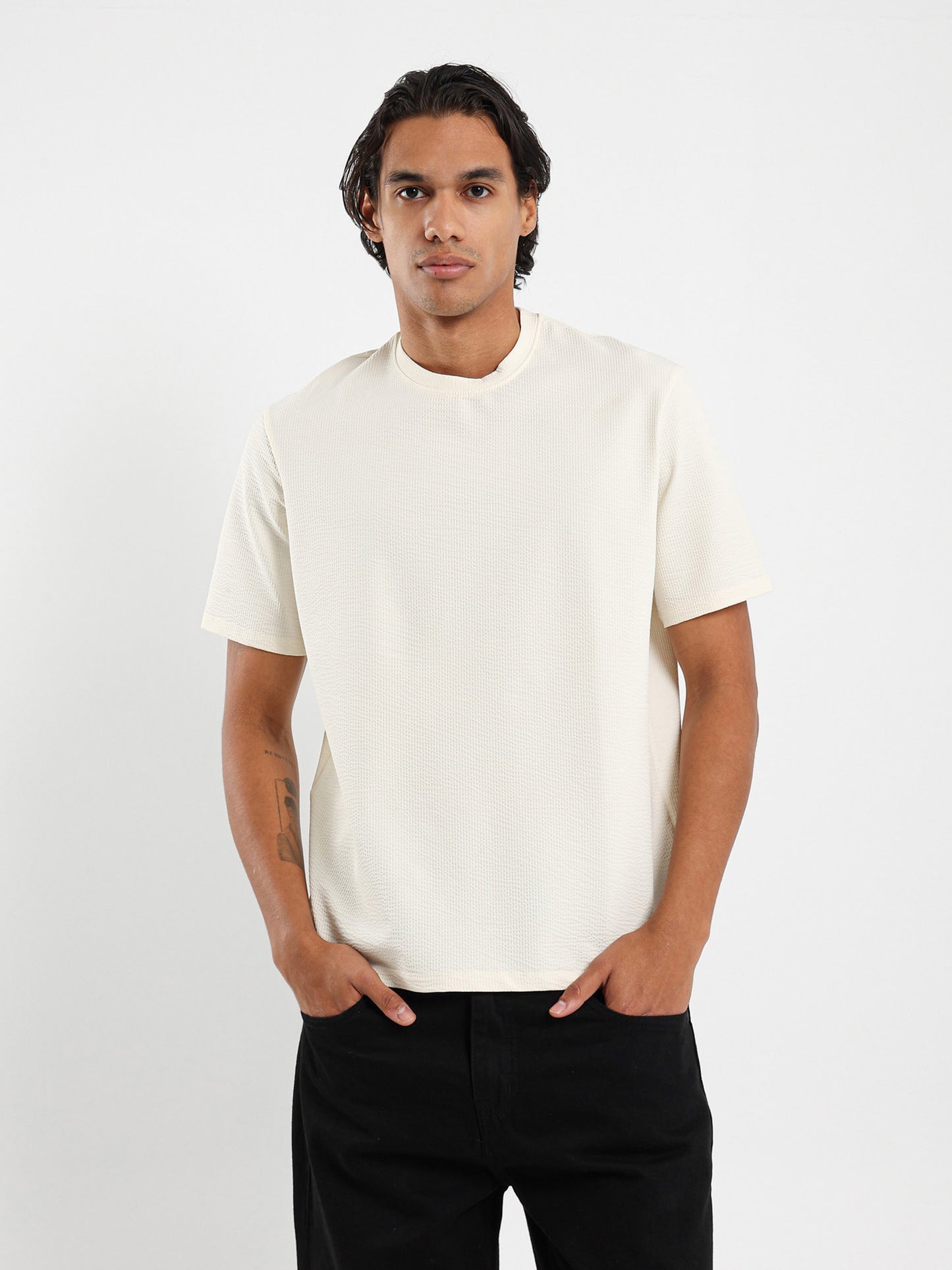 Relaxed Textured T-Shirt
