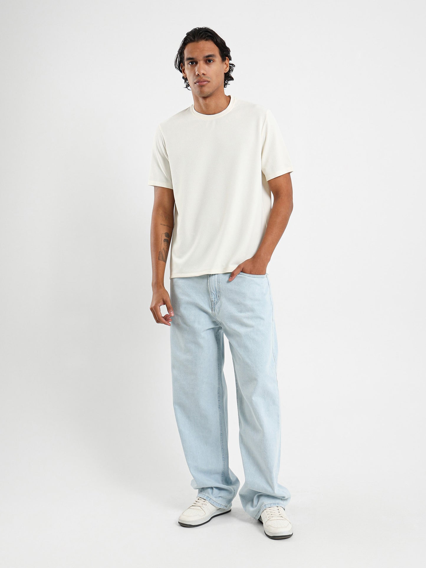 Textured Relaxed T-Shirt
