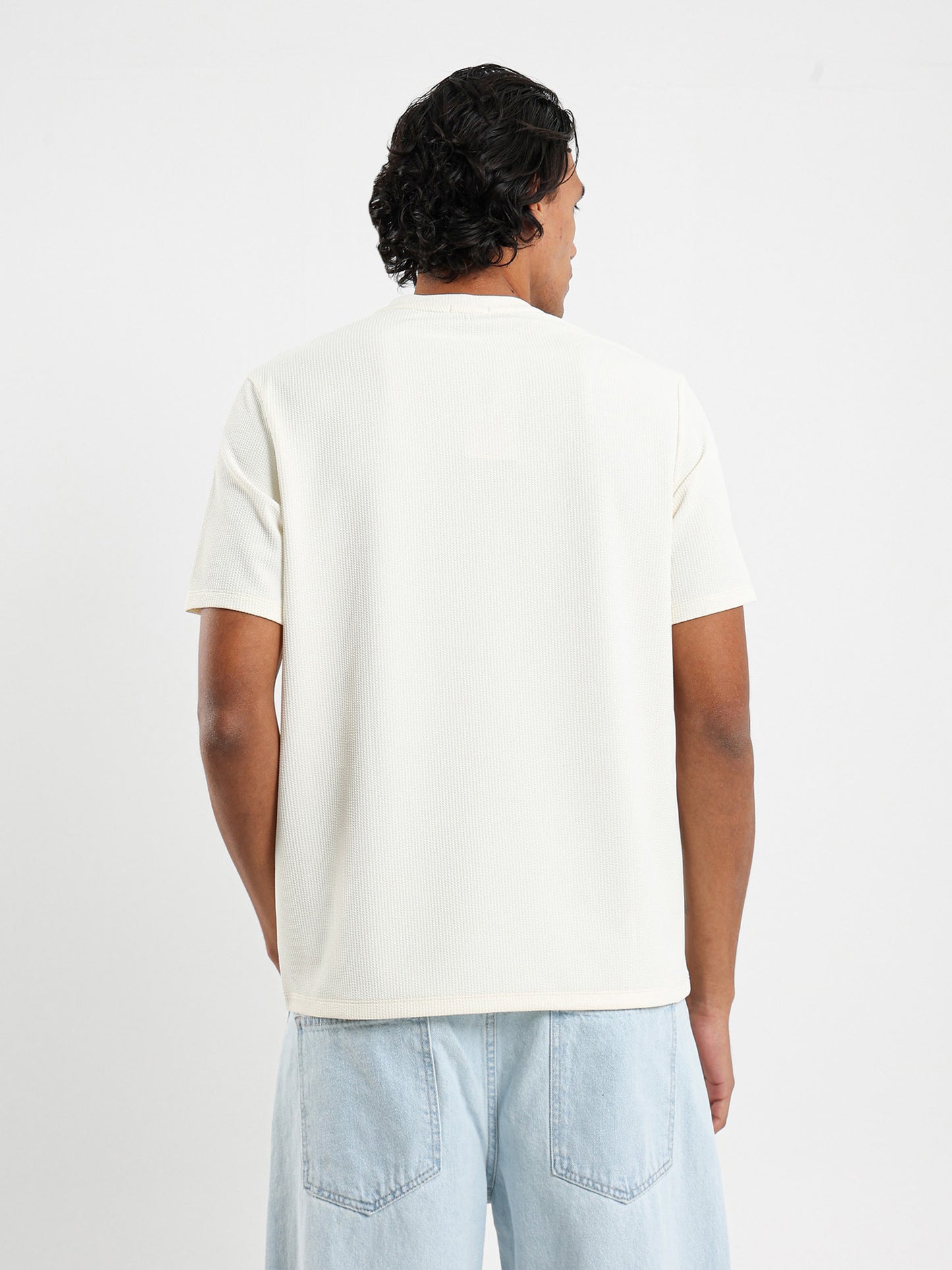 Textured Relaxed T-Shirt