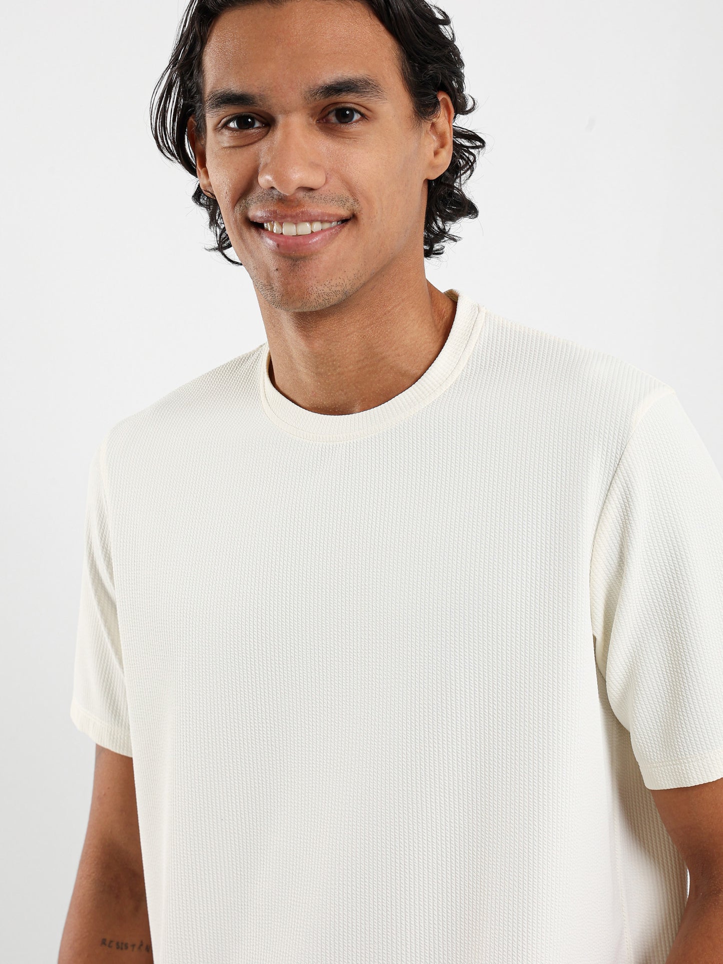 Textured Relaxed T-Shirt