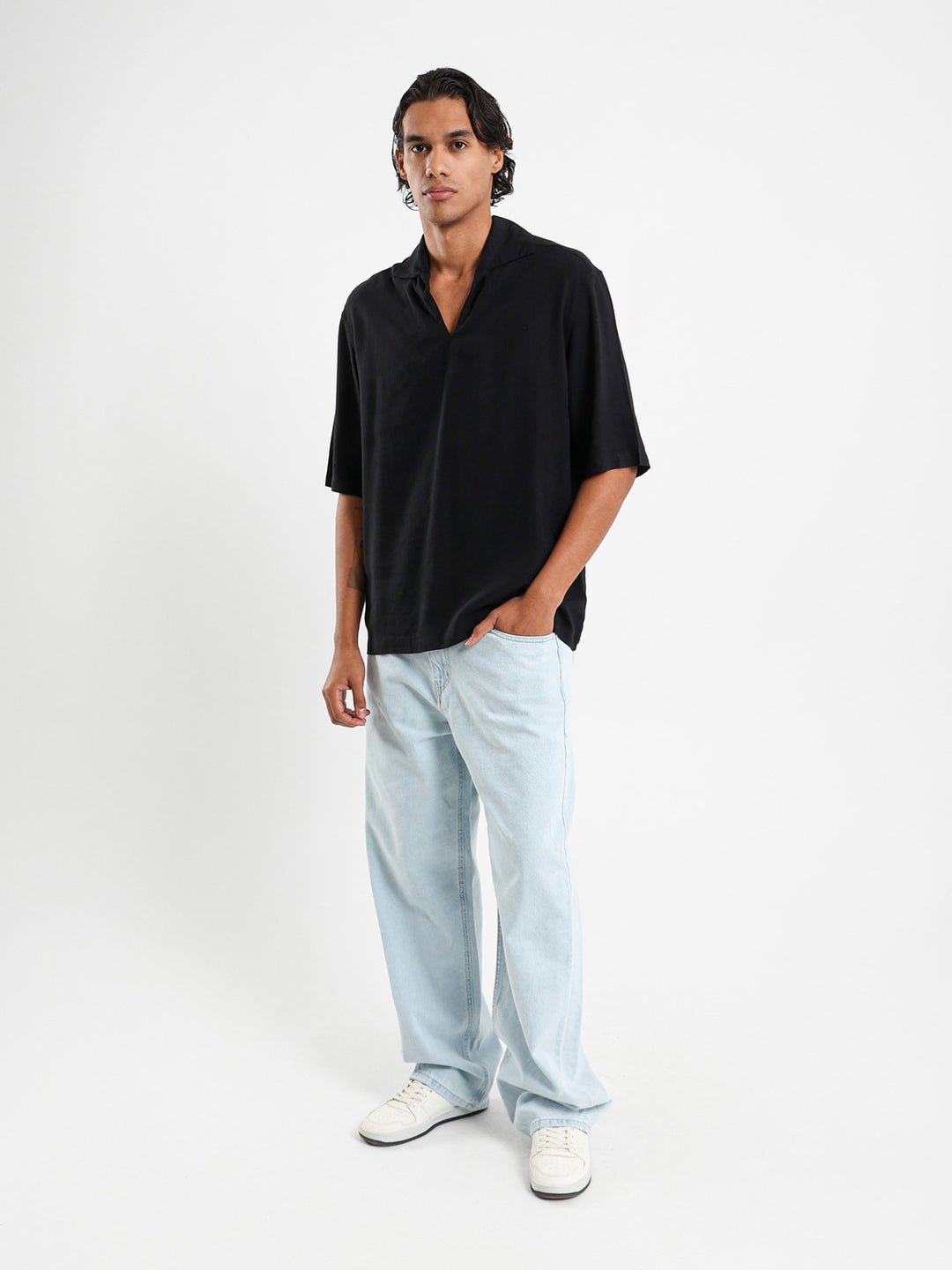 Loose Linen Polo
