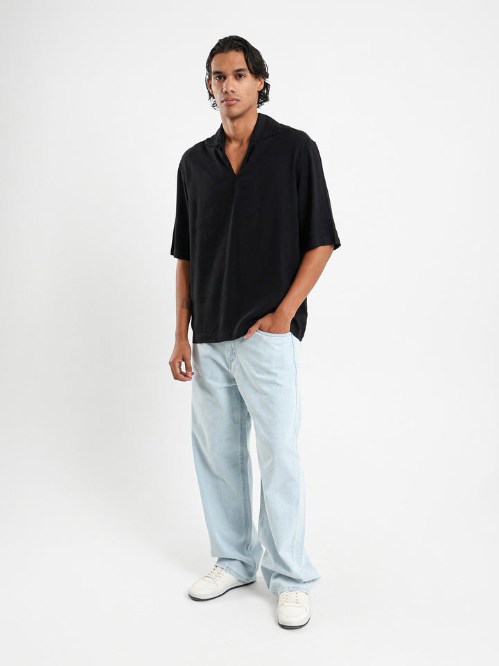Loose Linen Polo