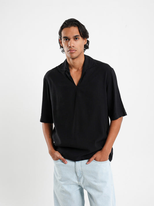 Loose Linen Polo