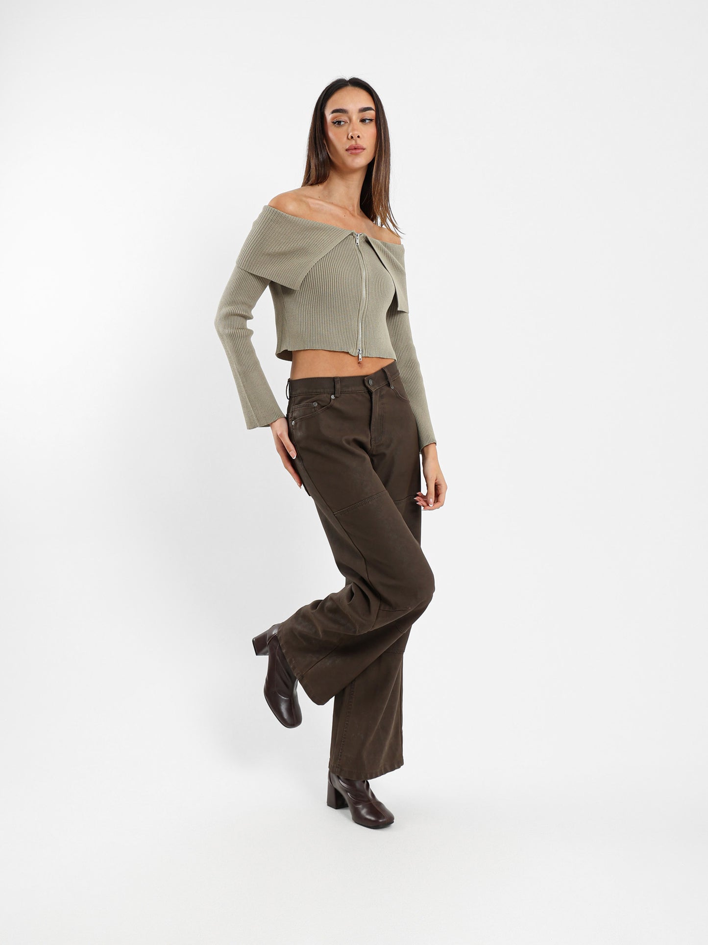 Low Rise Vintage Wash Oversized Baggy Jeans