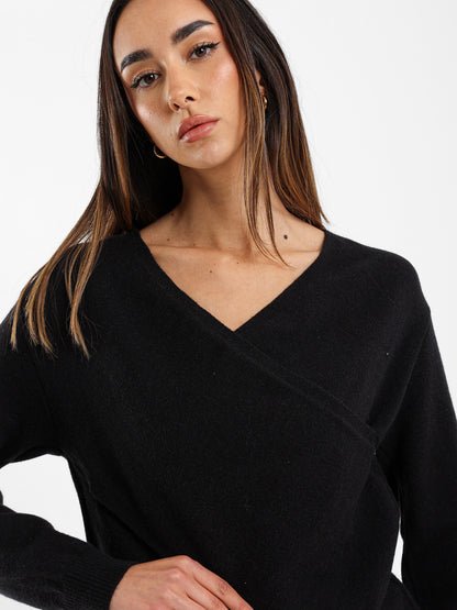 Criss Cross Long Sleeve Top