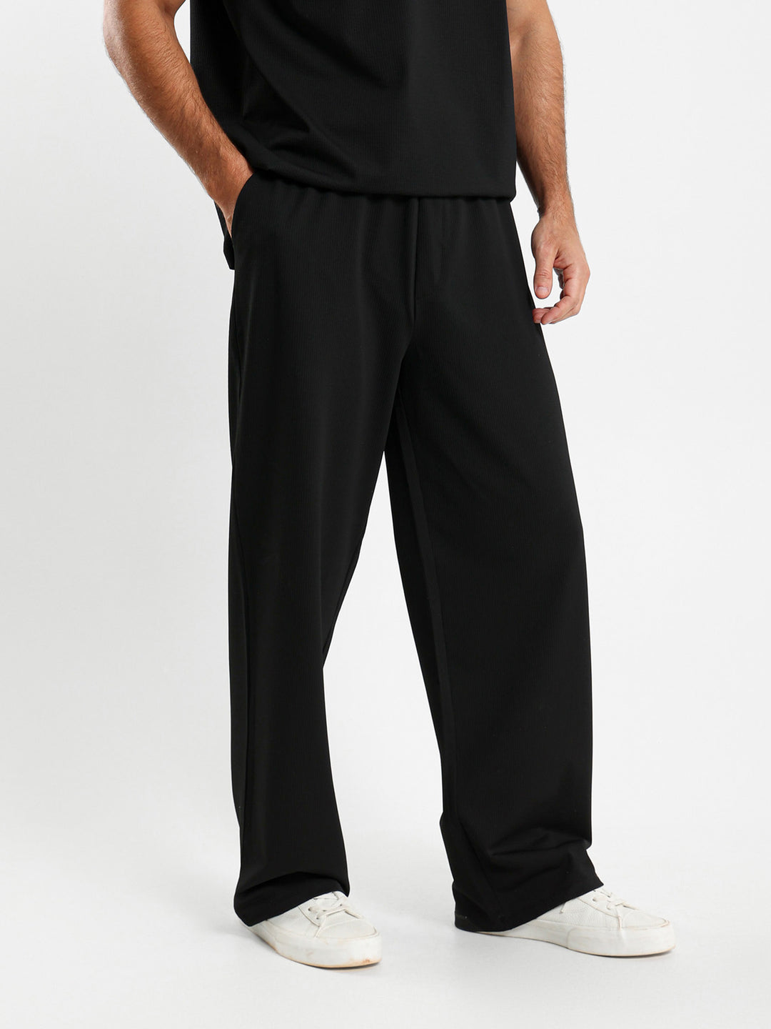 Ribbed Elasticated Waistband Pants