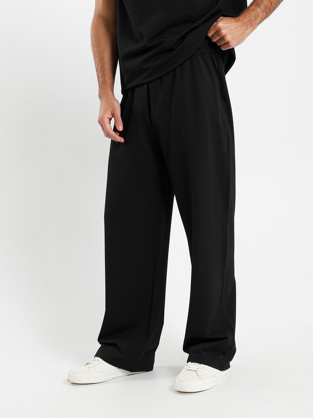 Ribbed Elasticated Waistband Pants