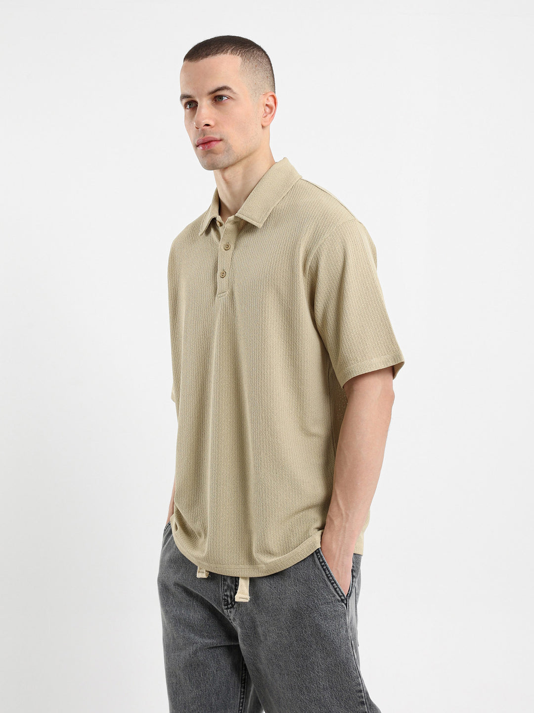 Knitted Polo Shirt