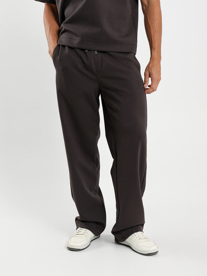 Relaxed Melton Clean Pants
