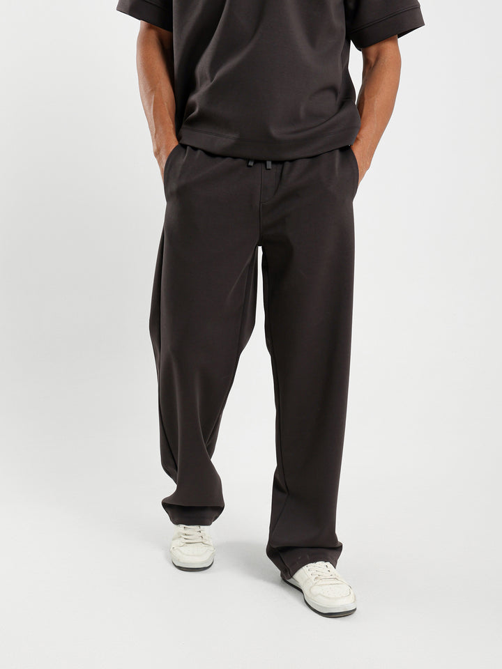 Relaxed Melton Clean Pants