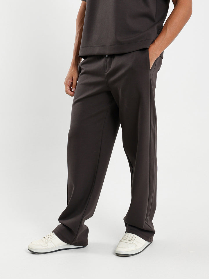 Relaxed Melton Clean Pants
